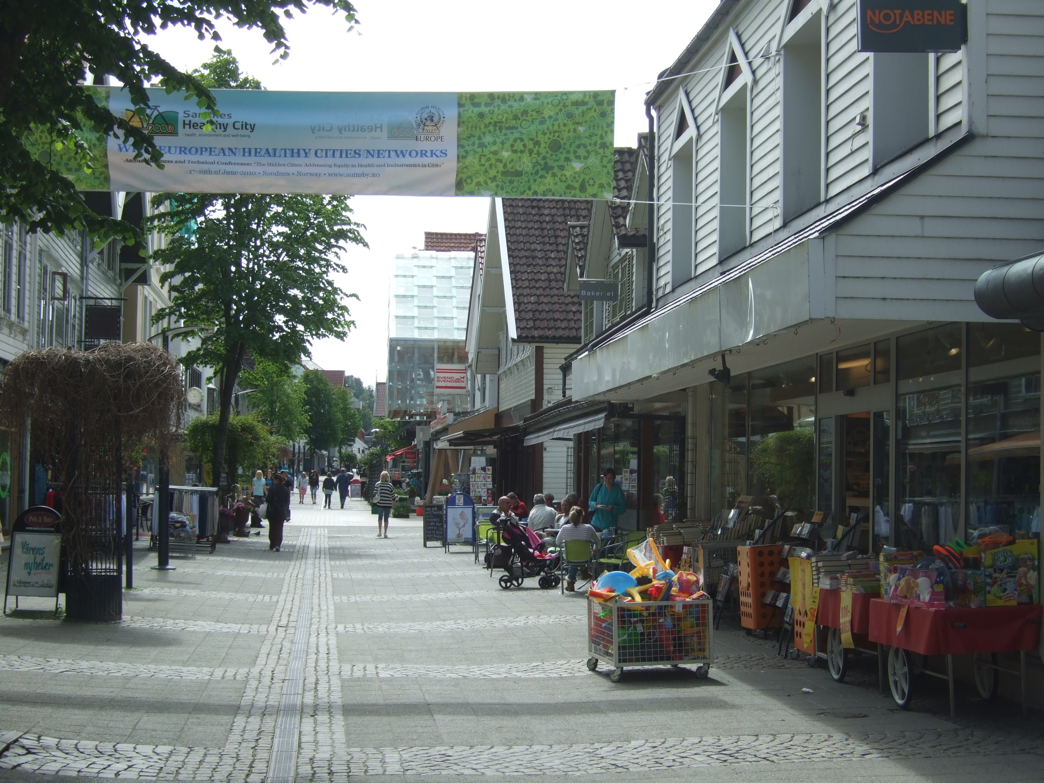 Main shopping street in Sandnes